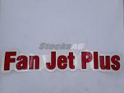 98APP1027 - Fan Jet Plus - Red with STROKE clear