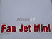 98APP1028 - Fan Jet Mini - Red with STROKE clear