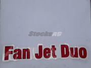 98APP1029 - Fan Jet Duo - Red with STROKE on clear