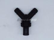 TJ220-Assembly - Y" Conn. 1-1/4"Cap & Hose Tail Assy"