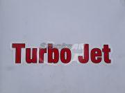 98APP1024 - TURBO JET - Red with STROKE clear Decal