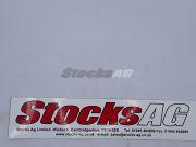 MD026 - Decal "STOCKS AG" Red/Black 279mm x 60mm